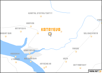 map of Katayeva