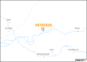 map of Katayevo