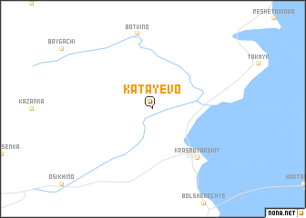 map of Katayevo