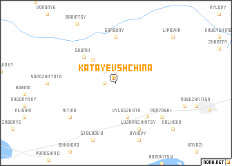 map of Katayevshchina