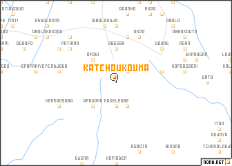 map of Katchoukouma