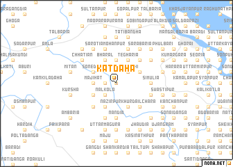 map of Kātdaha