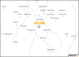 map of Katebe