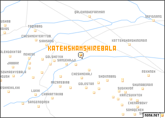 map of Kateh Shamshīr-e Bālā