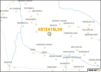 map of Kateh Talkh