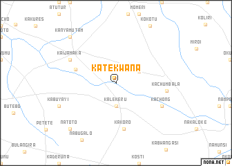map of Katekwana
