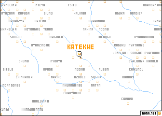 map of Katekwe