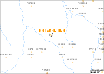 map of Katemalinga