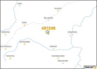 map of Katema