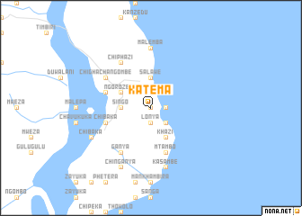 map of Katema