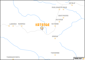 map of Katende