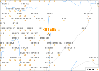 map of Katene