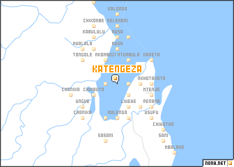 map of Katengeza