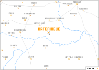 map of Katéningué