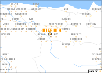 map of Katerianá