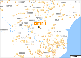 map of Kateri B