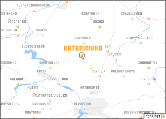 map of Katerinivka