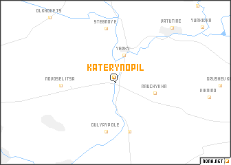 map of Katerynopilʼ