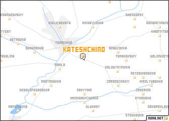 map of Kateshchino