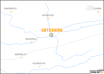 map of Kateshino