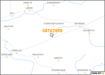 map of Katezhno