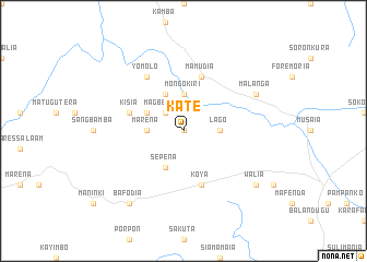 map of Kate