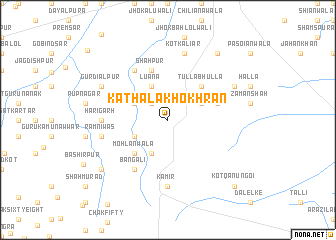 map of Kathāla Khokhrān