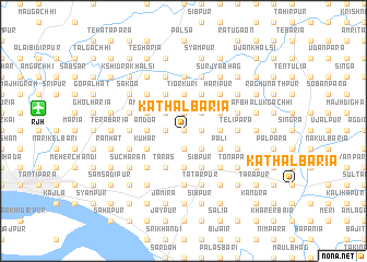 map of Kāthālbāria