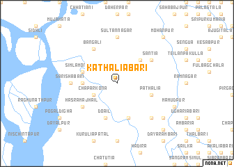 map of Kāthāliābāri