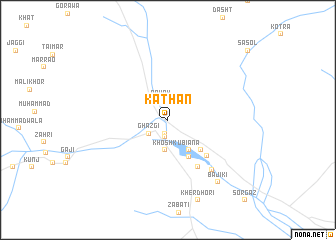 map of Kathān