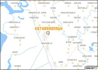 map of Kathapa-anauk