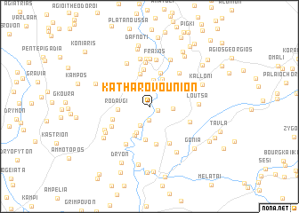 map of Katharovoúnion