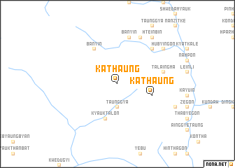 map of Kathaung