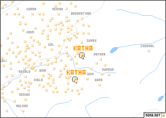 map of Katha