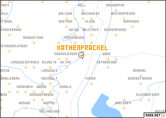 map of Kathen-Frackel