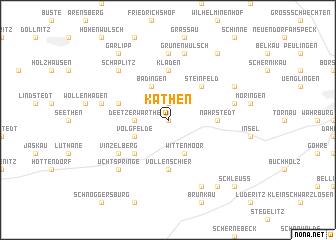 map of Käthen