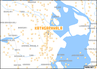 map of Kāth Garhwāla