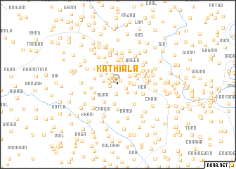 map of Kathiāla