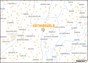 map of Kathiānwāla