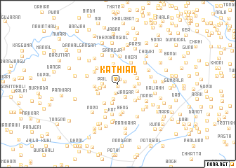 map of Kathiān