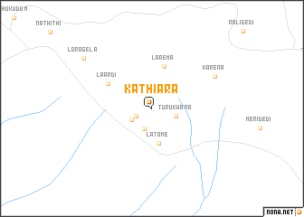 map of Kathiara