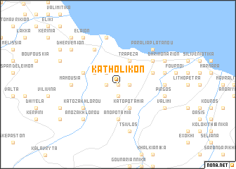 map of Katholikón