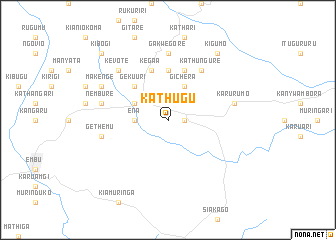 map of Kathugu