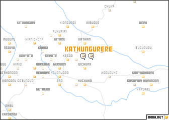 map of Kathungure