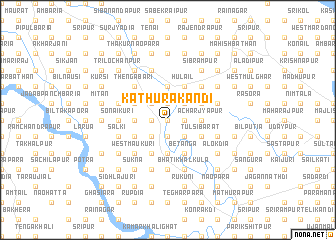 map of Kathurākandi