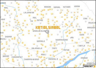 map of Katiāl Simbal