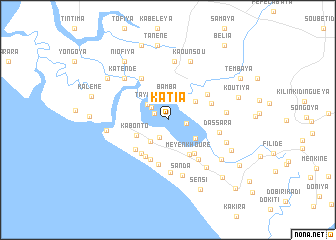 map of Katia