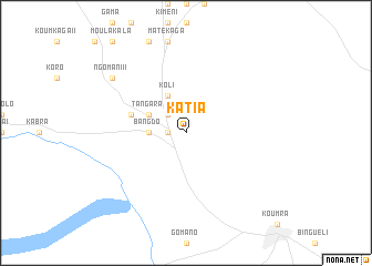 map of Katia