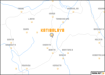 map of Katibalaya