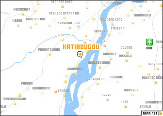 map of Katibougou